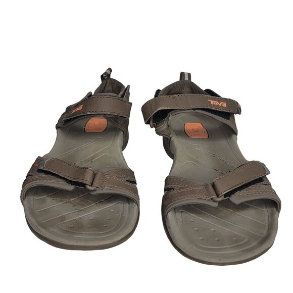Teva Brown Strappy water hiking Outdoor Sandals adjustable straps Size 8 - Picture 9 of 9